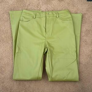 Green Leather Pants (Lelis Collection)